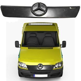 Купити Зимова накладка на радіаторні решітку Mercedes Sprinter CDI 2000-2006 Глянець (AutoElement) 82413 Зимові накладки на решітку радіатора