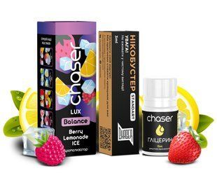 Купить Жидкость Chaser Самозамес Balance Lux Berry Lemonade Ice (limited) Глицерин 12мл Премикс 15мл Бустер 3мл 79429 Жидкости от CH