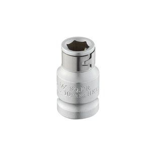 Купити Перехідник квадрат 1/2" х шестигранник 10 мм, CrV INTERTOOL ET-1108 78032 Воротоки - Перехідники - Кардани