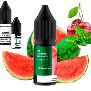 Купити Рідина Самозаміс Flavorlab P1 10ml Watermelon cherry Кавун вишня 79807 Рідини FL