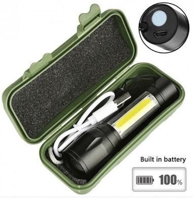 Купити Ліхтар ручний POLICE 511-T6-450 lum USB вбудований акумулятор 300 метрів zoom (2766) 42974 Ліхтарики Переноски Прожектори