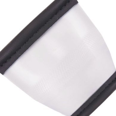 Купити Чохол керма M 37-39 см Вставка під дерево Чорний (HU 100107 BK M) 58943 Чохли Руля Екошкіра