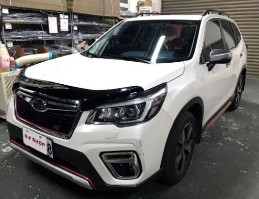 Купить Дефлектор капота мухобойка HIC для Subaru Forester 2018- Оригинал (FH-SUB27) 40162 Дефлекторы капота Subaru
