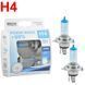 Автолампа галогенная Brevia Power White + 60% H4 12V 60/55W 4300K 2 шт (12040PWS)