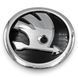 Купити Емблема Skoda (новий тип) Чорний + Хром &Oslash;90 мм (на скотчі) 3V0853621A 90130 Емблеми на іномарки - 4 фото из 5