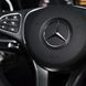 Купити Емблема керма Mercedes-Benz чорна глянцева 57 мм пластик (на напрямних) 94776 Емблеми на іномарки - 2 фото из 2