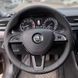 Купить Чехол Оплетка Руля для Skoda Octavia III / Fabia III / SuperB 2015-2021 Кожа (Модельная Выкройка) червона нитка 101041 Оплетки на Руль - 1 фото из 8