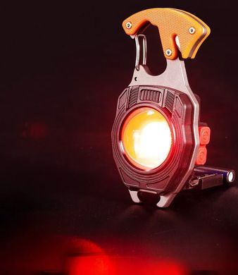 Купить Многофункциональный LED фонарик туристический мультитул на карабине (BL-W5147) 63240 Трендовый товар