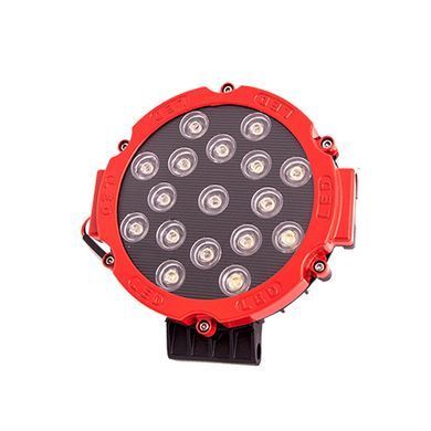 Купить LED Дополнительная Фара 175x40x195 мм 51W 17Led*3W 6000К 9-36V (WLP-51R1RD) 65943 Дополнительные LЕD фары