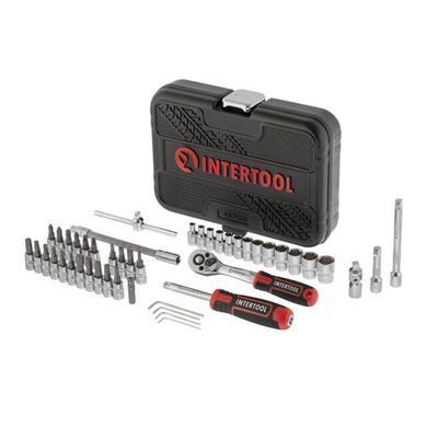 Купить Набор инструментов 46 ед. STORM, 1/4", Сr-V INTERTOOL ET-8046 77850 Наборы инструментов