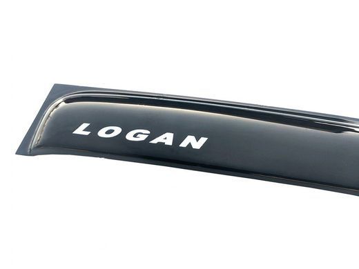 Купить Дефлекторы окон ветровики Renault Logan Largus MCV 2004-2012 Скотч 3M Voron Glass 41045 Дефлекторы окон Renault