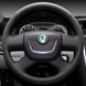 Купить Чехол Оплетка Руля для Skoda Yeti 2013-2018 Кожа (Модельная Выкройка) чорна нитка №56 101042 Оплетки на Руль - 1 фото из 7