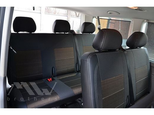 Купить Авточехлы модельные MW Brothers для Volkswagen T 6 Caravelle ( 8 - 9 мест ) c 2011 60121 Чехлы модельные MW Brothers