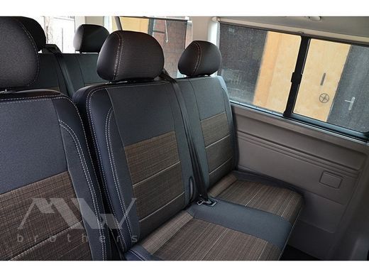 Купить Авточехлы модельные MW Brothers для Volkswagen T 6 Caravelle ( 8 - 9 мест ) c 2011 60121 Чехлы модельные MW Brothers