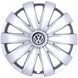 Купити Ковпак колеса з емблемою Volkswagen SKS226 R14 сірий з логотипом на вибір 4 шт 21906 14 SKS - 2 фото из 4