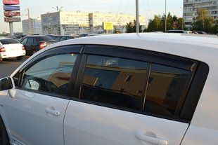 Купити Дефлектори вікон вітровики для NISSAN Tiida Hb (C11) 2004 8916 Дефлектори вікон Nissan