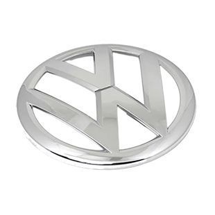 Купить Эмблема передняя Volkswagen Golf 7 2012-2020г Хром 135мм объемная пластик OEM 5G0853601 2ZZ (VAG) 90303 Эмблемы на иномарки