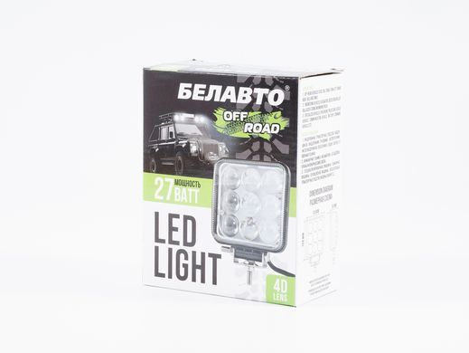 Купить Светодиодная дополнительная LED фара БЕЛАВТО EPISTAR Линза Дальний свет Алюминиевый корпус (BOL0903L) 62506 Дополнительные LЕD фары