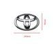 Купити Емблема решітки задня для Toyota Хром 140х95 мм Пластикна скотче (Завод) 88545 Емблеми на іномарки - 2 фото из 3
