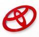 Купити Емблема решітки задня для Toyota Хром 140х95 мм Пластикна скотче (Завод) 88545 Емблеми на іномарки - 3 фото из 3