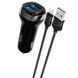 Купити Автомобільний зарядний пристрій Hoco Z40 2USB 2.4A Lightning Чорний (Оригінал) 56175 Зарядний пристрій - USB Адаптери - Розгалужувачі - FM Модулятори - 3 фото из 6