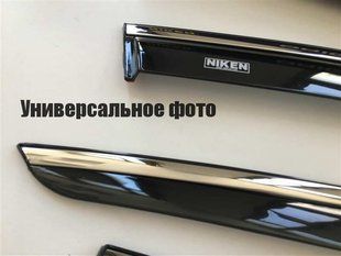 Купити Дефлектори вікон вітровики Honda Civic 2007-2011 з хромом молдингом 047hd040201 1875 Дефлектори вікон Honda
