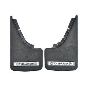 Купить Брызговики малые Volkswagen мягкая структурная резина Mud-Flaps 2 шт 23492 Брызговики универсальные с логотипом моделей