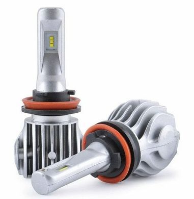 Купить LED лампы автомобильные Solar H11 12/24V 40W 6500K 6000Lm IP65 радиатор и кулер (CANBUS с обманкой ) 2 шт (8611) 57542 LED Лампы Solar