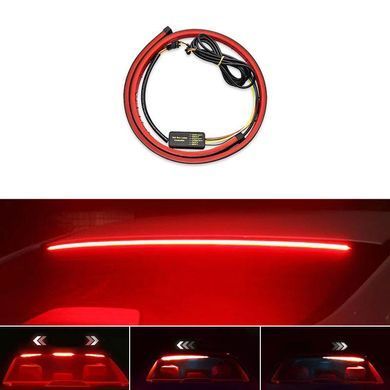 Купить Стоп-сигнал дополнительный 104см 40LED под заднее стекло гибкий, Аварийка, Бегущий поворот, Стробоскоп 9055 Подсветки - Стопы внутрисалонные