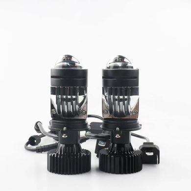 Купити LED лампи автомобільні Y3 H4 110W (Лінзовані D37 мм З Оманкою Canbus) 63254 LED Лампи PRO Лінзовані