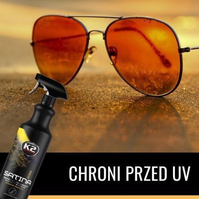Купить Полироль торпеды молочко K2 Satina PRO 1000 ml свежий закат (D5011) 56237 Полироли торпеды молочко