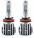 Купить LED лампы автомобильные Solar H11 12/24V 40W 6500K 6000Lm IP65 радиатор и кулер (CANBUS с обманкой ) 2 шт (8611) 57542 LED Лампы Solar - 2 фото из 5
