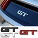 Купить Эмблема надпись GT для Ford Mustang черная 174х45 мм металл (на скотче) 94678 Эмблема надпись на иномарки - 3 фото из 3