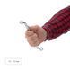 Купити Ключ накидний 12-13 мм, CrV, покриття сатин-хром PROF DIN3113 INTERTOOL XT-1212 78186 Гайкові ключі та Набори - 4 фото из 4