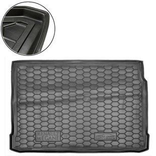 Купить Автомобильный коврик в багажник Renault Megane II 2002-2008 Hatchback / Резино - пластик 42320 Коврики для Renault