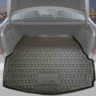 Купити Автомобільний килимок в багажник Audi A6 (C6) 2004-2011 Седан Гумовий (Avto-Gumm) 100594 Килимки для Audi