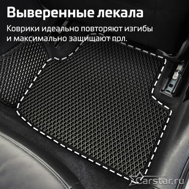 Купити Килимки у салон EVA для Renault Master 3 2010-2019 з підп'ятником Сині 2 шт 83964 Килимки для Renault