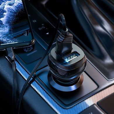 Купити Автомобільний зарядний пристрій Hoco Z40 2USB 2.4A Micro USB Чорний 56177 Зарядний пристрій - USB Адаптери - Розгалужувачі - FM Модулятори