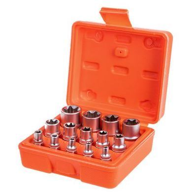 Купить Набор головок торкс Alloid 1/4" 3/8" 1/2" DR Е4-Е24 14 шт (НГЕ-424K) 86191 Наборы инструментов
