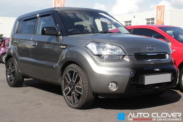 Купити Дефлектори вікон ветровики для Kia Soul 2008-2014 4 шт (Auto Clover) 89872 Дефлектори вікон KIA