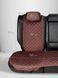 Купить Накидки для сидений Алькантара Verona Premium L Комплект Коричневые (Оригинал) 74371 Накидки для сидений Premium (Алькантара) - 9 фото из 10