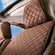 Купить Накидки для сидений Алькантара Verona Premium L Комплект Коричневые (Оригинал) 74371 Накидки для сидений Premium (Алькантара) - 4 фото из 10