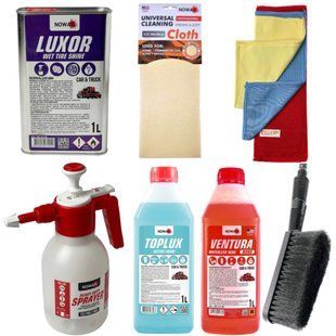 Купить Набор для мойки авто Nowax TopLux Ventura Luxor №4 7 шт 60546 Наборы техпомощи и ухода для автомобилиста