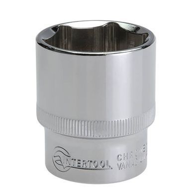 Купити Головка шестигранна 1/2", 29мм, Cr-V INTERTOOL ET-0029 77988 Торцеві головки, шестигранники та зірки