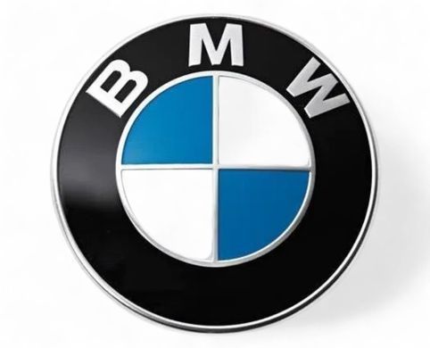 Купити Емблема Bmw біло-синя 73 мм (направляючі) 51148219237 90082 Емблеми на іномарки