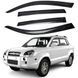 Купити Дефлектори вікон вітровики для Hyundai Tucson 2004-2012 Acrylic 60955 Дефлектори вікон Hyundai