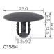 Клипса для обшивки капота Volkswagen, Audi, Seat, Skoda, Ford (678518, 10290) (C1584)