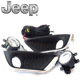 Купити Протитуманні фари для Jeep Compass 2017- H8 12V 35W з проводкою Комплект (OEM: LH/RH - K68353533AA) (JP-141) 81268 Протитуманні фари модельні Іномарка