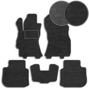 Купить Ворсовые коврики для Subaru Outback V (BS) 2014-2021 с подпятником 5 шт (Carrera) 72265 Коврики для Subaru