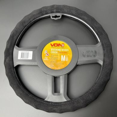 Купити Чохол керма Алькантара М 37-39 см Чорний (VLOD-AL2705 BK M) 44734 Чохли Руля Алькантара